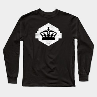 Simple  Crown Long Sleeve T-Shirt